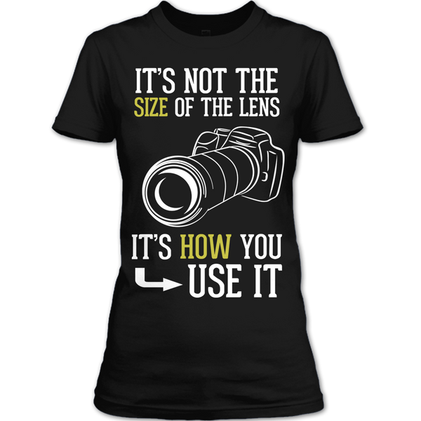 A black t-shirt with the shopify logo