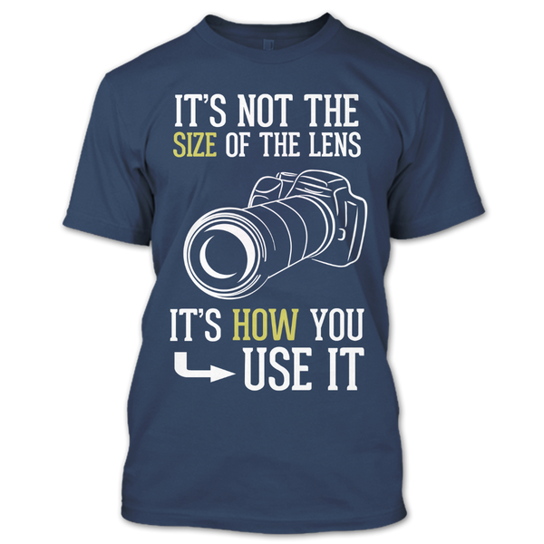 A black t-shirt with the shopify logo