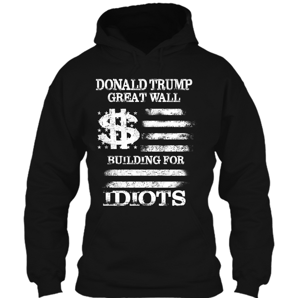 A black t-shirt with the shopify logo