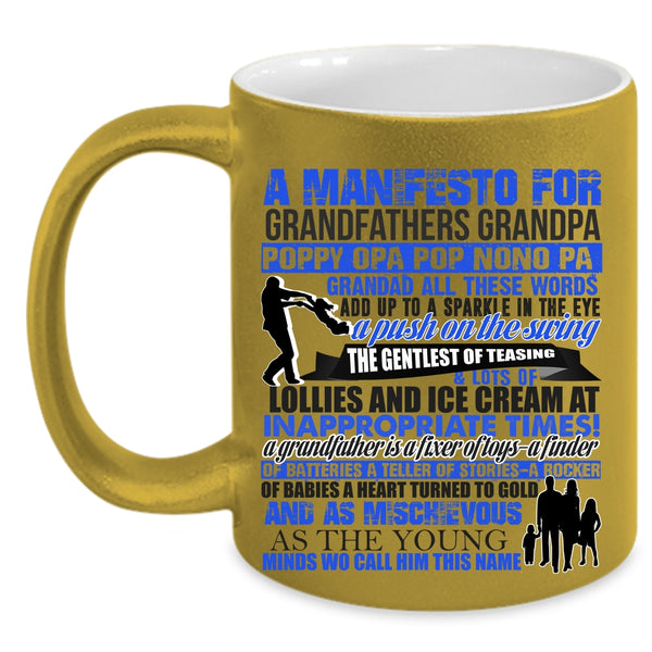 Cool Gift For Grandpa Coffee Mug, Grandfathers Accent Mug