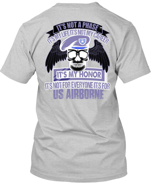 It's For US Airborne T Shirt, I Love Veteran T Shirt