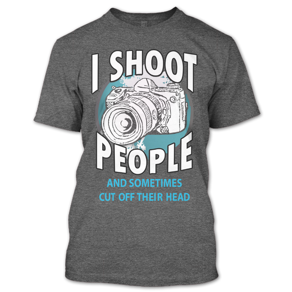 A black t-shirt with the shopify logo