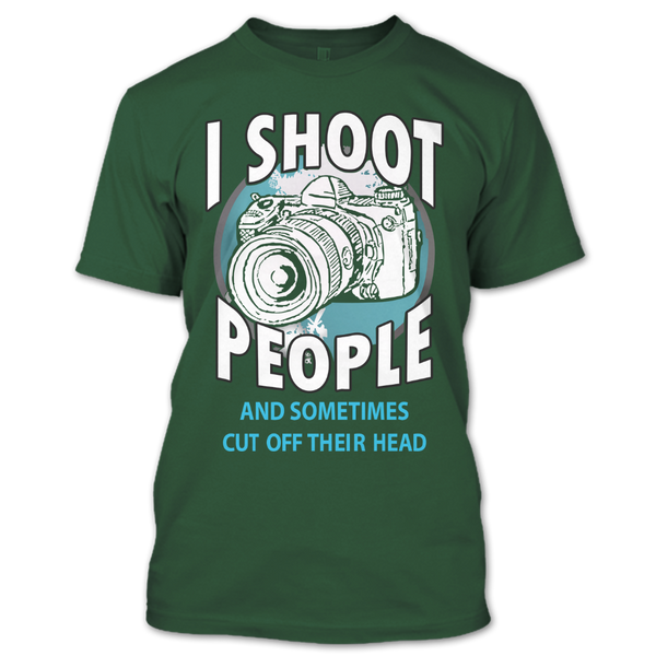 A black t-shirt with the shopify logo