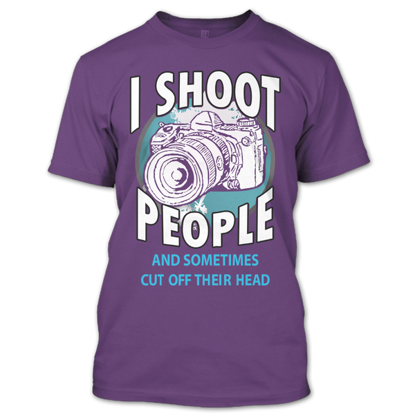 A black t-shirt with the shopify logo