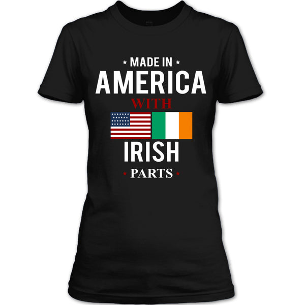 A black t-shirt with the shopify logo