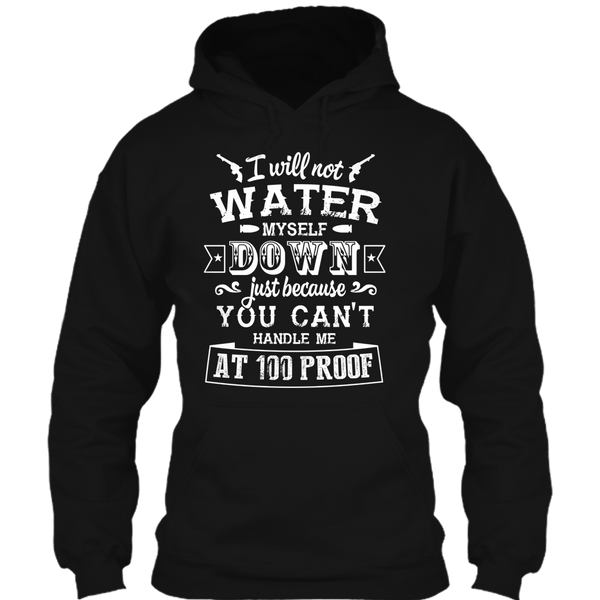 A black t-shirt with the shopify logo