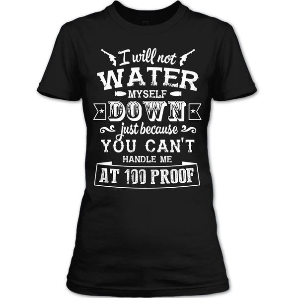 A black t-shirt with the shopify logo