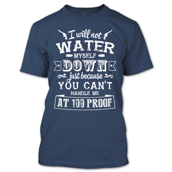 A black t-shirt with the shopify logo