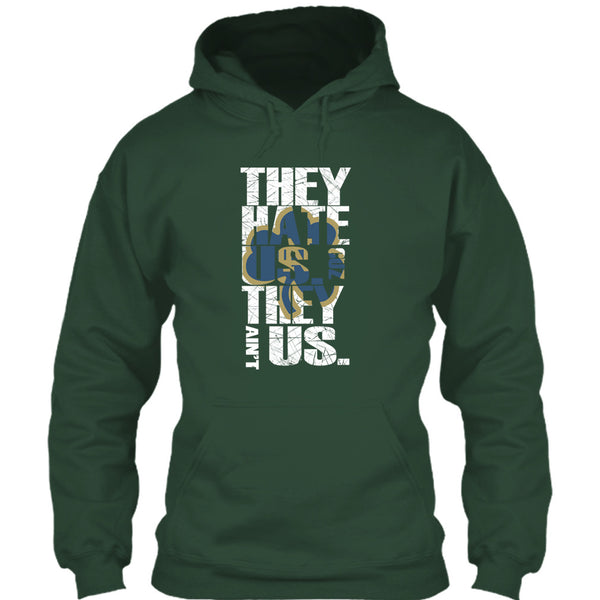 A black t-shirt with the shopify logo