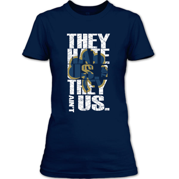 A black t-shirt with the shopify logo