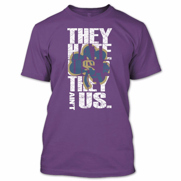 A black t-shirt with the shopify logo