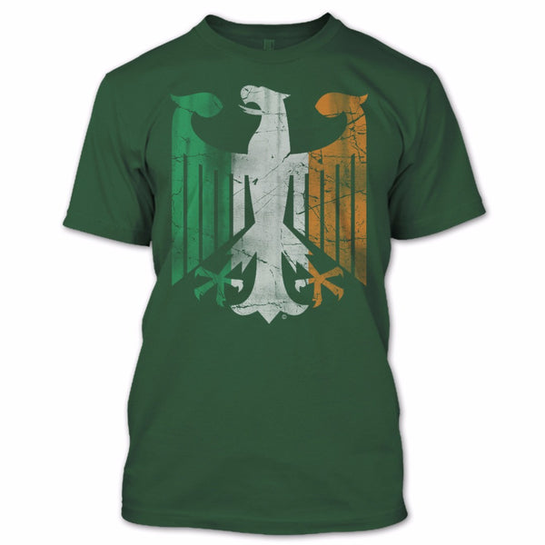 A black t-shirt with the shopify logo