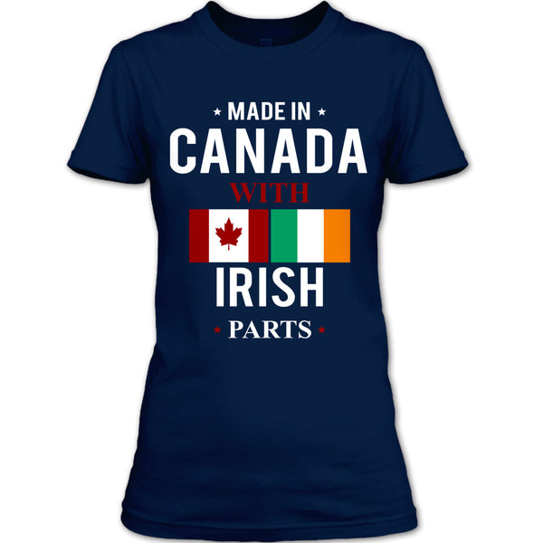 A black t-shirt with the shopify logo