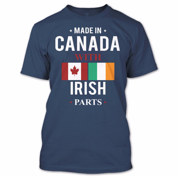 A black t-shirt with the shopify logo