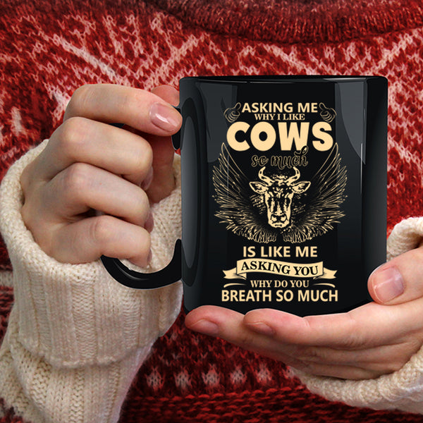 I Like Cows So Much Coffee Mug, Funny Gift For Farmer Coffee Cup