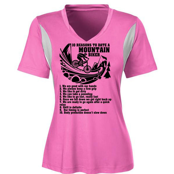 10 Reasons To Date A Mountain Biker T Shirt, I Love Biker T Shirt, Awesome T-Shirts