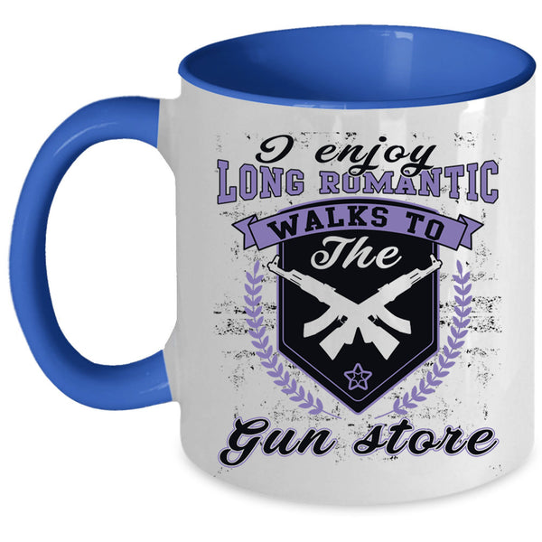 Cute Couple Coffee Mug, I Enjoy Long Romantic Accent Mug