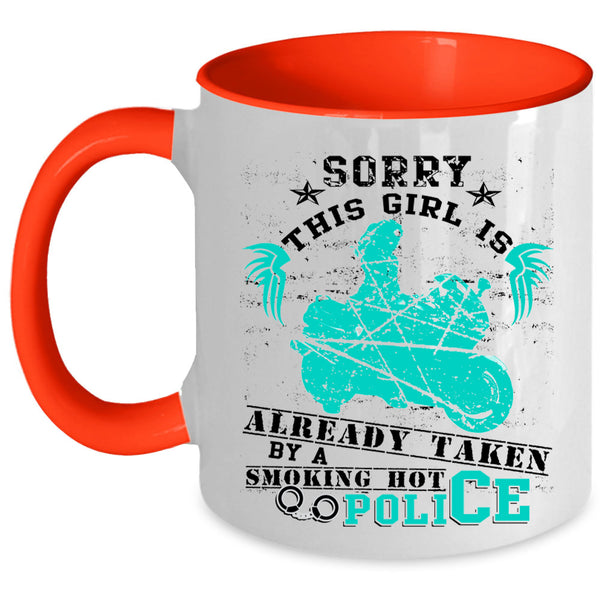 Marrying Coffee Mug, This Girl Is Already Taken By A Hot Police Accent Mug