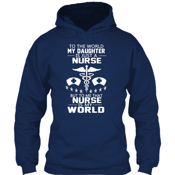 A black t-shirt with the shopify logo