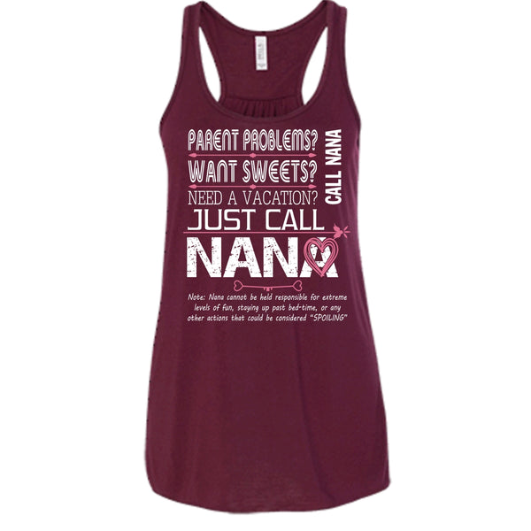 Need A Vacation Shirt, Just Call Nana Shirt