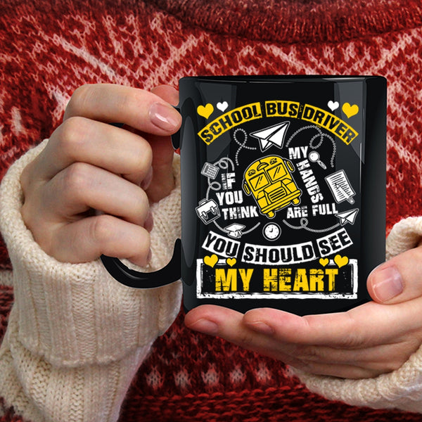 School Bus Driver Coffee Mug, Cute Gift For Bus Driver Coffee Cup