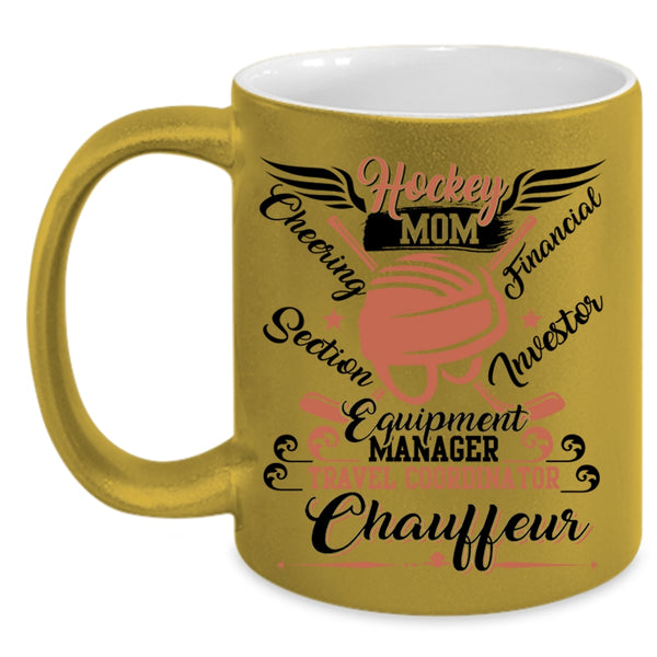 Funny Gift For Hockey Mom Coffee Mug, Hockey Mom Accent Mug
