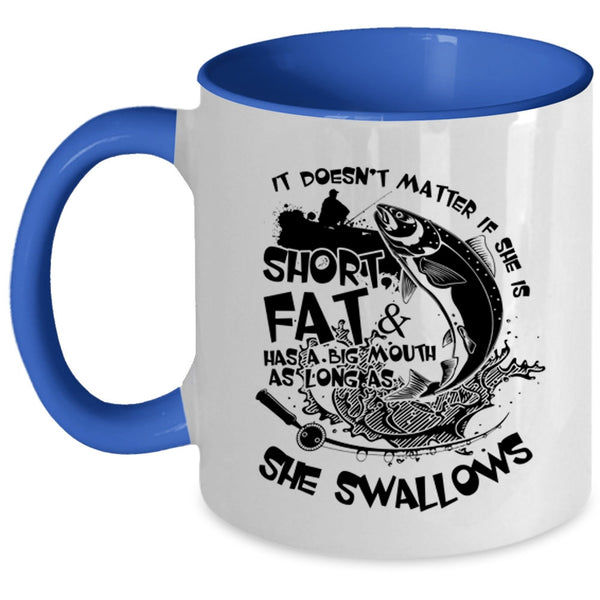 Outdoor Activity Coffee Mug, Cool Fishing Accent Mug