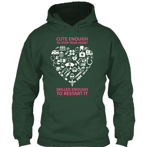 A black t-shirt with the shopify logo