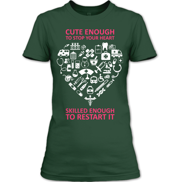 A black t-shirt with the shopify logo