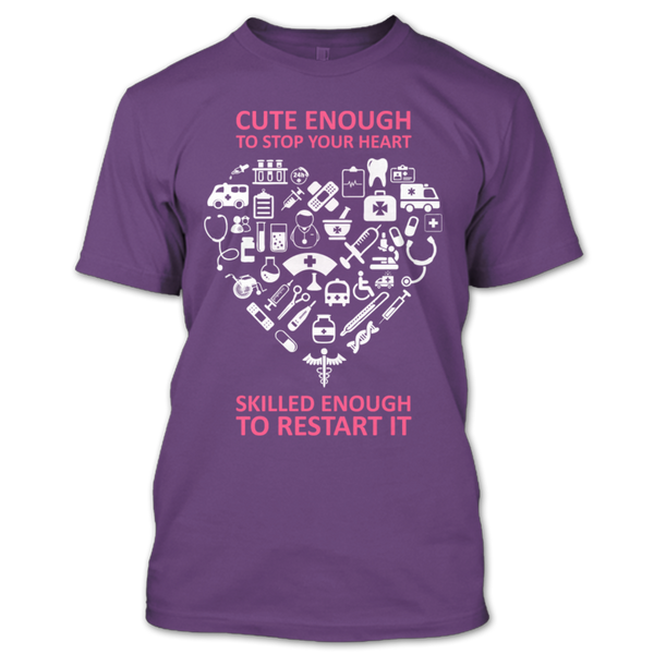 A black t-shirt with the shopify logo