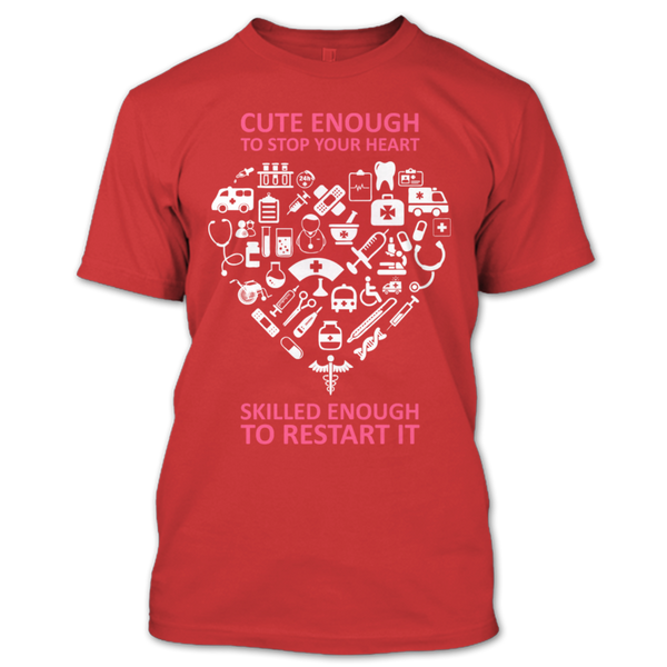 A black t-shirt with the shopify logo