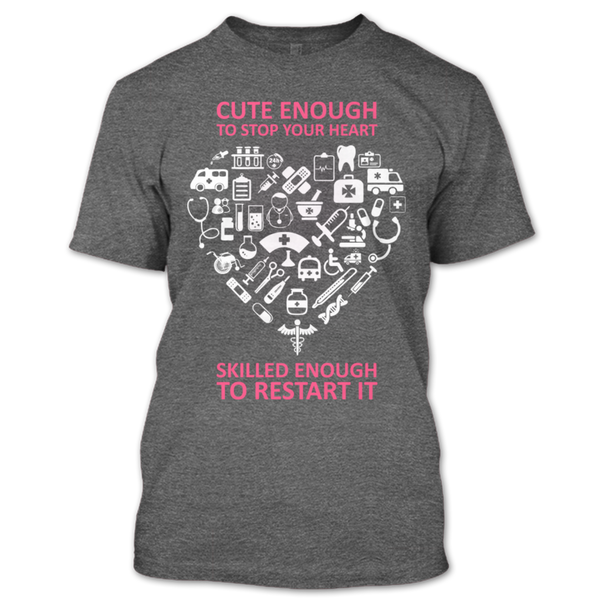 A black t-shirt with the shopify logo