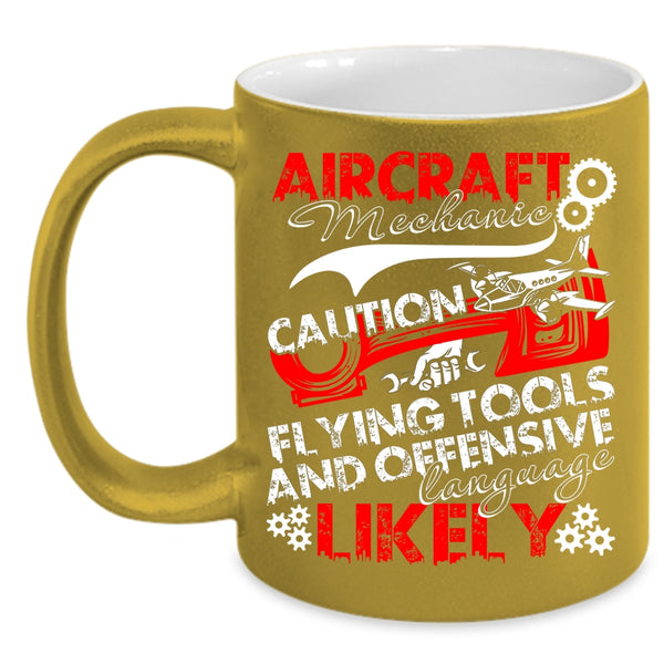 Aircraft Mechanic Coffee Mug, Cool Gift For Mechanics Coffee Cup