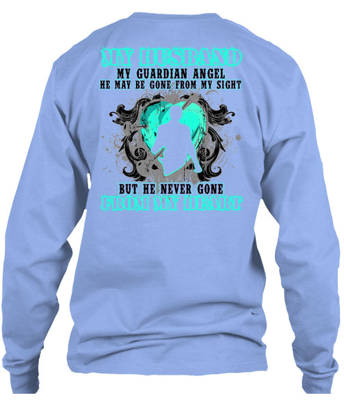 My Husband My Guardian Angel T Shirt, I Love Husband T Shirt