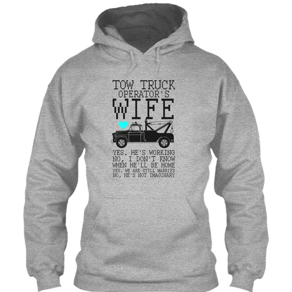 Tow Truck Operator's Wife T Shirt, Coolest Trucker T Shirt
