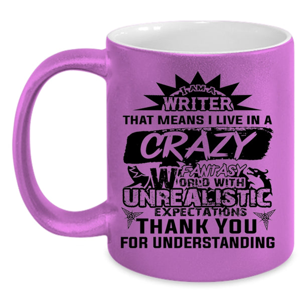 Awesome Gift For Writer Coffee Mug, I Am A Writer Accent Mug