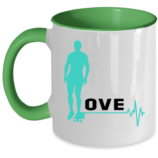 Best Gift For My Son Coffee Mug, I Love Surfing Accent Mug