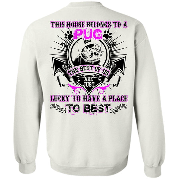 A black t-shirt with the shopify logo