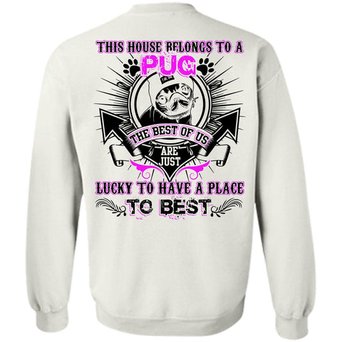 A black t-shirt with the shopify logo