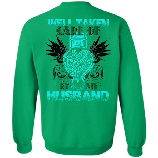 I Love Husband T Shirt, Well Taken Care Of Heart By My Husband Sweatshirt