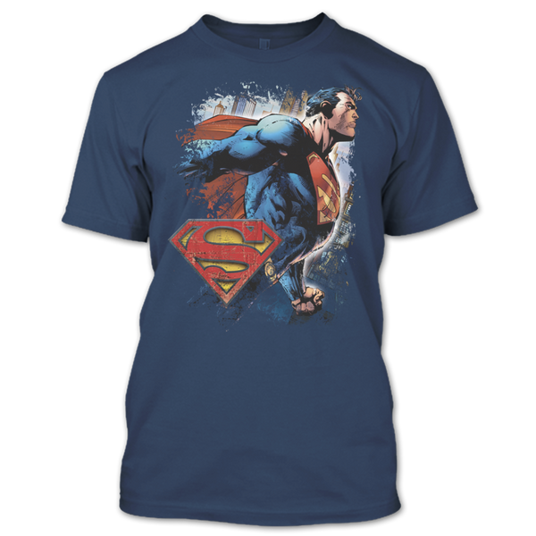 A black t-shirt with the shopify logo