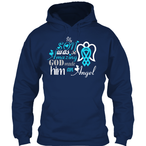 A black t-shirt with the shopify logo