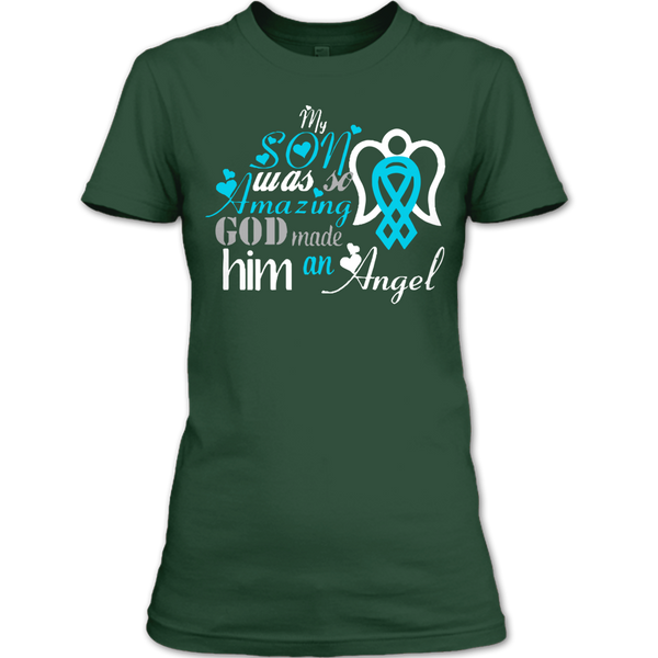 A black t-shirt with the shopify logo