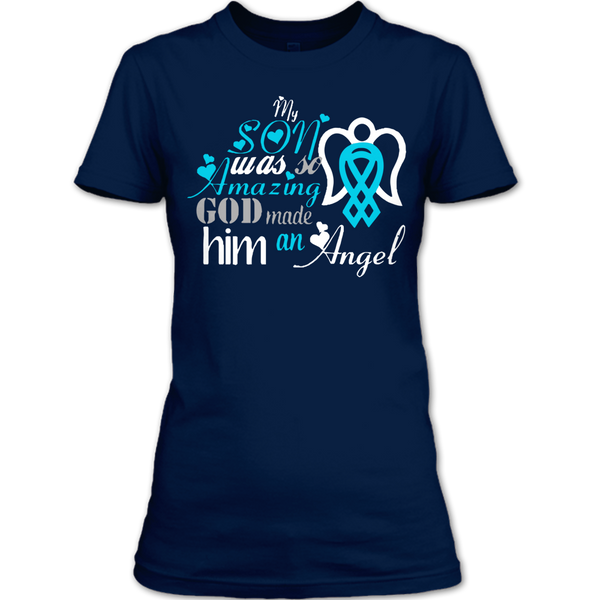 A black t-shirt with the shopify logo