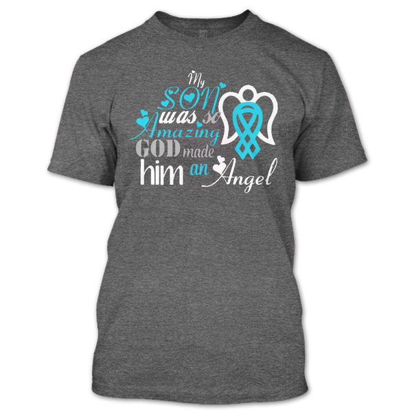 A black t-shirt with the shopify logo