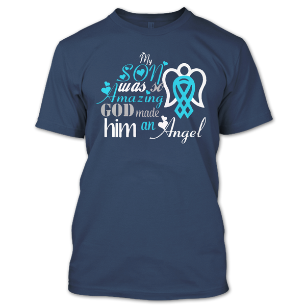 A black t-shirt with the shopify logo