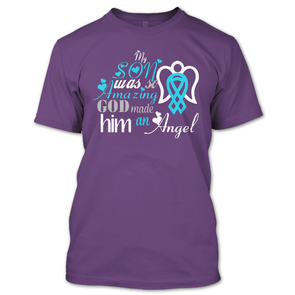 A black t-shirt with the shopify logo