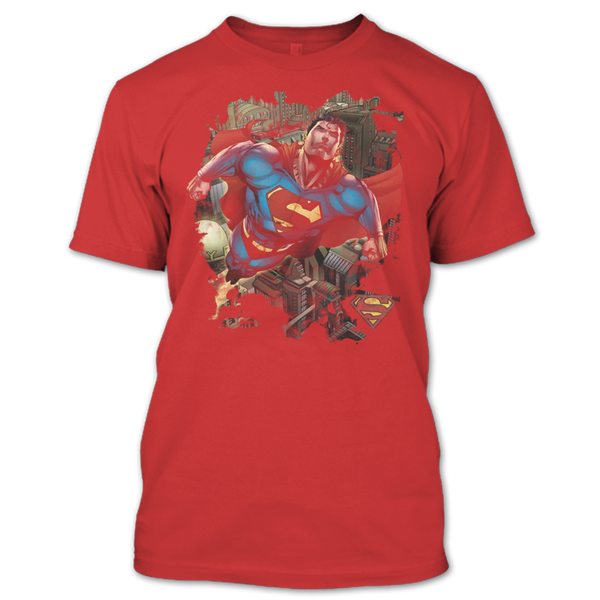 A black t-shirt with the shopify logo