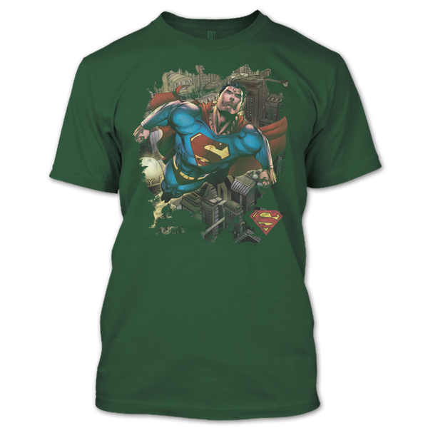 A black t-shirt with the shopify logo