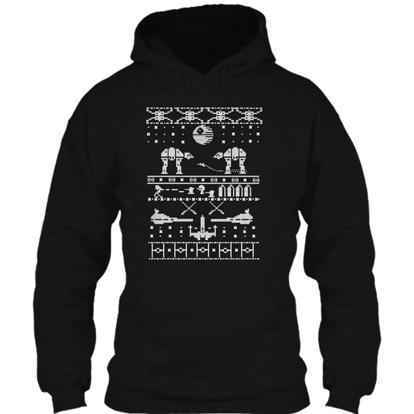 A black t-shirt with the shopify logo